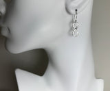 Silver Infinity Earrings - M