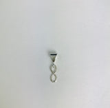 Silver Infinity Pendant - Tiny