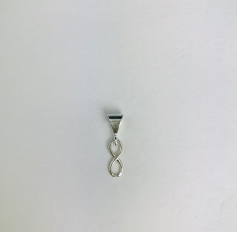 Silver Infinity Pendant - Tiny