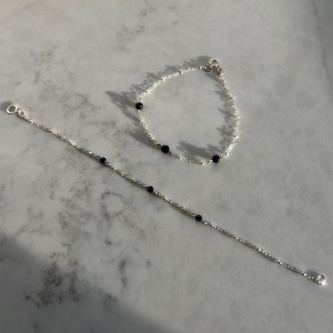 Beaded Stone Bracelet