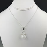 Quartz Crystal Teardrop Pendant - S