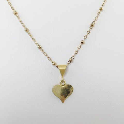 Gold Heart Pendant