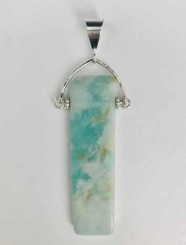 Amazonite Rectangle Pendant