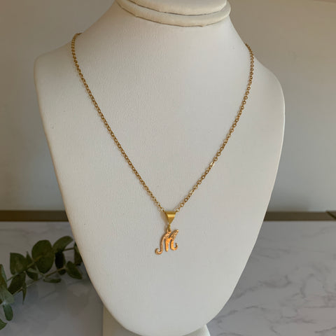 Gold Initial Pendant