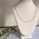 Rose Gold Beaded Chain