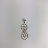 Silver Double Infinity Pendant