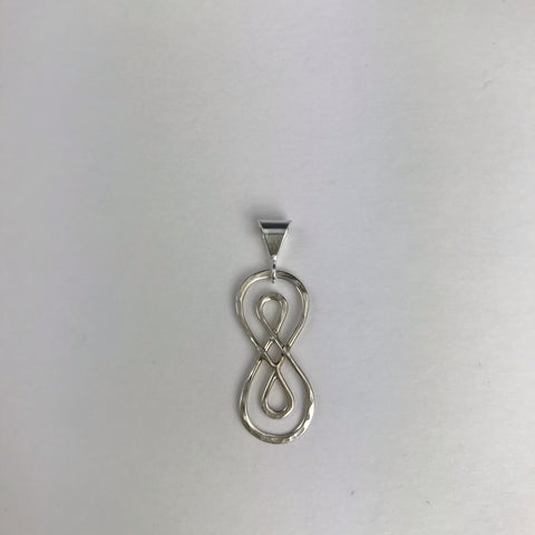 Silver Double Infinity Pendant