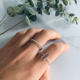 Silver Bar Ring