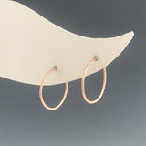 Rose Gold Hoops - XS