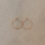 Rose Gold Hoops - XS