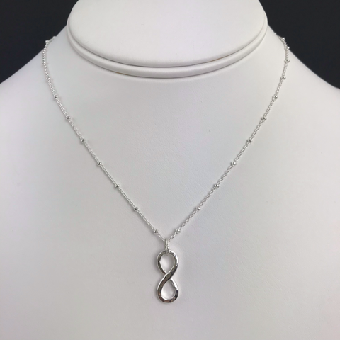 Silver Infinity Pendant - M