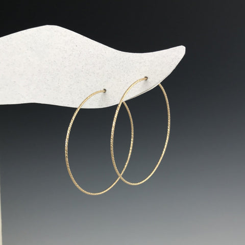 Gold Hoops - M