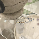 Gold Thin Hammered Ring