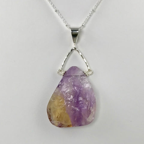 Ametrine Freeform Pendant - L